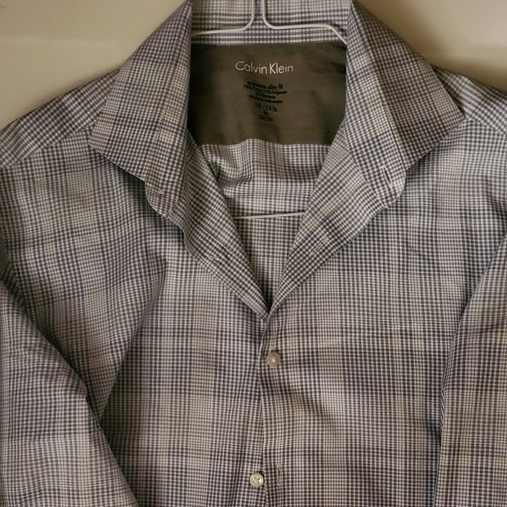 Calvin Klein Blue Extreme Slim-Fit Shirt